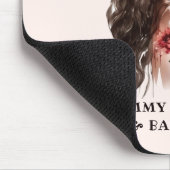 Schöne schwarze Mama und Tochter Mousepad (Ecke)