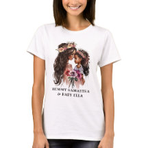 Schöne schwarze Mama und Tochter