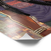 Schöne schwarze Männer Fotodruck (Ecke)