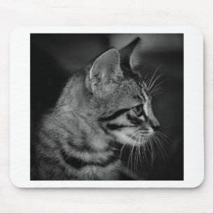 Schöne schwarze und weiße Küche Mousepad