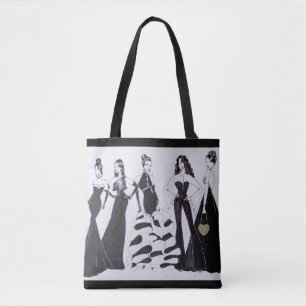 Schöne Schwarzweiss-Mode-Taschen-Tasche Tasche