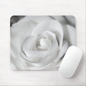 Schöne Schwarzweiss-Rose Mousepad (Mit Mouse)