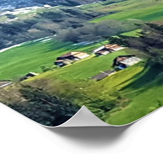 Schöne Schweiz Poster (Ecke)