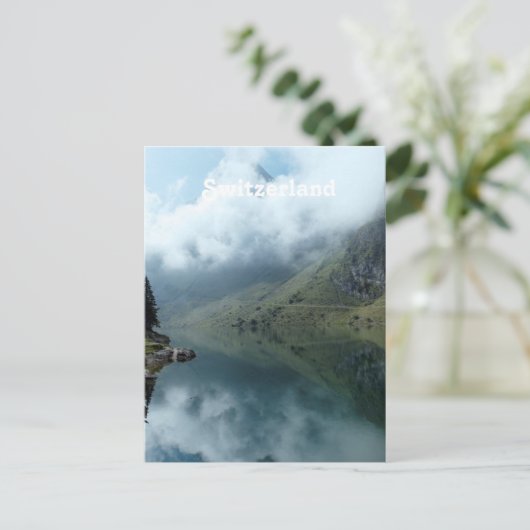 Schöne Schweiz Postkarte (Stehend Vorderseite)