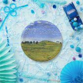 Schöne Schweizer Landschaft (von Ferdinand Hodler) Pappteller (Party)