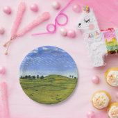 Schöne Schweizer Landschaft (von Ferdinand Hodler) Pappteller (Party)