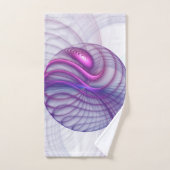 Schöne Schwung Modernes Abstraktes Fraktal Art Pin Badhandtuch Set (Handtuch)