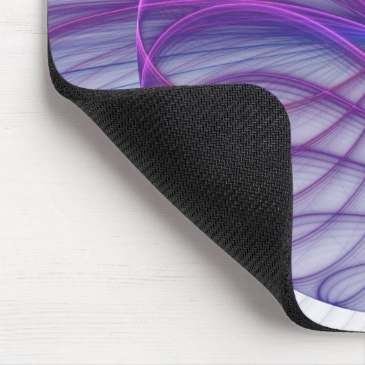 Schöne Schwung Modernes Abstraktes Fraktal Art Pin Mousepad (Ecke)