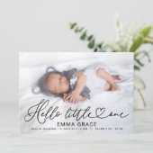 Schöne Script-Foto-Geburtstagskarten Feiertagskarte (Stehend Vorderseite)