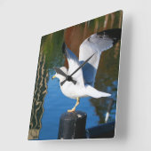 Schöne Seagull Wall Uhr (Winkel)