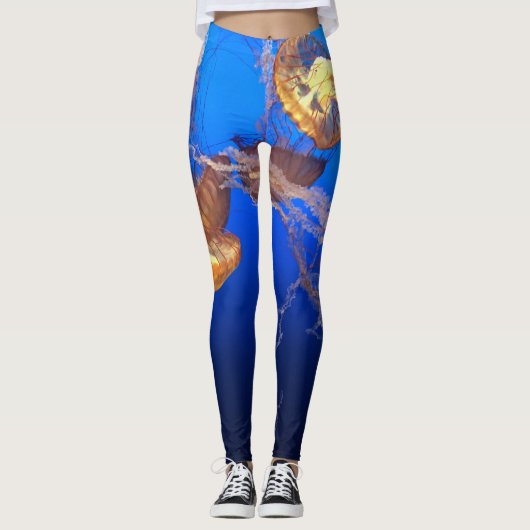 Schöne Seascape Leggings (Vorderseite)