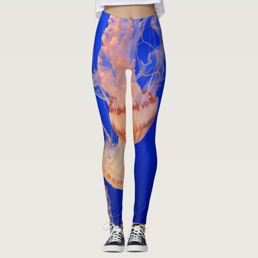 Schöne Seascape Leggings (Vorderseite)