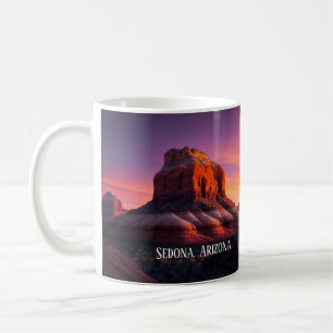 Schöne Sedona Arizona Rote Felsen Landschaft Kunst Kaffeetasse