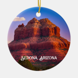 Schöne Sedona Arizona Rote Felsen Landschaft Kunst Keramik Ornament