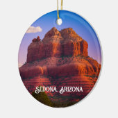 Schöne Sedona Arizona Rote Felsen Landschaft Kunst Keramik Ornament (Links)