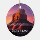 Schöne Sedona Arizona Rote Felsen Landschaft Kunst Keramik Ornament (Links)