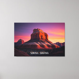 Schöne Sedona Arizona Rote Felsen Landschaft Kunst Leinwanddruck