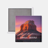 Schöne Sedona Arizona Rote Felsen Landschaft Kunst Magnet (Vorderseite/Rückseite)