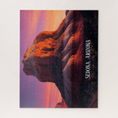 Schöne Sedona Arizona Rote Felsen Landschaft Kunst Puzzle (Vertikal)