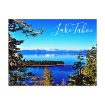 SCHÖNE SEE TAHOE POSTCARD