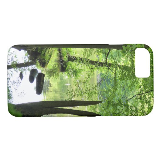 Schöne See- und Waldlandschaft Case-Mate iPhone Hülle (Rückseite (Horizontal))