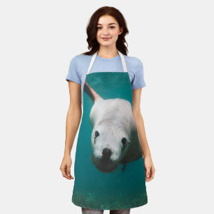 Schöne Seelöwe Schürze