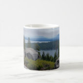 Schöne Seenlandschaft Kaffeetasse (Mittel)