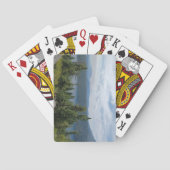 Schöne Seenlandschaft Spielkarten (Rückseite)