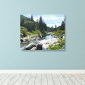 Schöne Seenlandschaft Tahoe Leinwanddruck (Insitu (Holzboden))