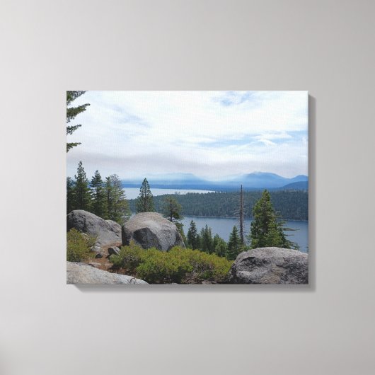 Schöne Seenlandschaft Tahoe Leinwanddruck (Vorderseite)