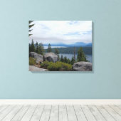 Schöne Seenlandschaft Tahoe Leinwanddruck (Insitu (Holzboden))