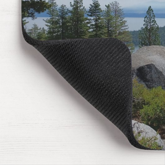 Schöne Seenlandschaft Tahoe Mousepad (Ecke)
