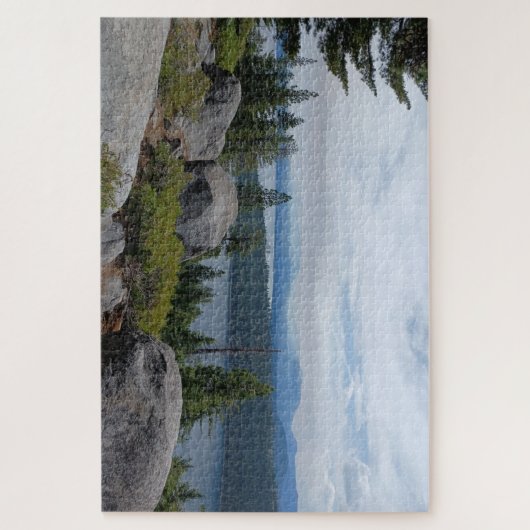 Schöne Seenlandschaft Tahoe Puzzle (Vertikal)