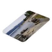 Schöne Seepromenade Magnet (Linke Seite)