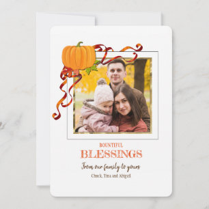 Schöne Segen-Fotokarte Einladung