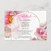 Schöne Seidenblume Details Karte (Vorderseite)