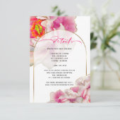 Schöne Seidenblume Details Karte (Stehend Vorderseite)