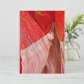 Schöne Seidenskarte Einladung (Stehend Vorderseite)