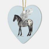 Schöne sentimentale Weihnachtsverzierung Keramik Ornament (Links)