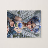 Schöne September Fairy in Asters Puzzle (Horizontal)