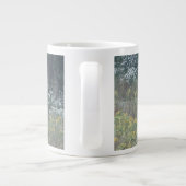 Schöne September Wilde Blume in einer Wiese Jumbo-Tasse (Rückseite)