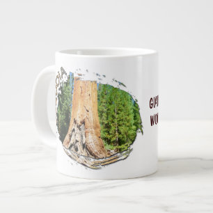 Schöne Sequoia Jumbo Tasse! Jumbo-Tasse