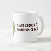 Schöne Sequoia Jumbo Tasse! Jumbo-Tasse (Vorderseite Rechts)