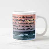 SCHÖNE SERENITY PRAYER TASSE (Rechts)