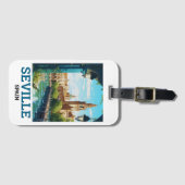 Schöne Sevilla Schönheit Andalusien Spanien Reisen Gepäckanhänger (Vorderseite (Horizontal))
