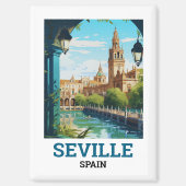 Schöne Sevilla Schönheit Andalusien Spanien Reisen Magnet (Vorderseite)