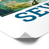 Schöne Sevilla Schönheit Andalusien Spanien Reisen Poster (Ecke)