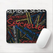 Schöne Seychellen Flag Farben Patriotic Mousepad (Mit Mouse)