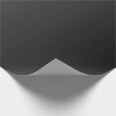 Schöne Sheen Black Satin Geschenkpapier (Ecke)