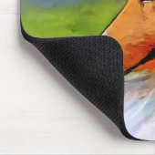 Schöne Sheltie Kunst Mousepad (Ecke)